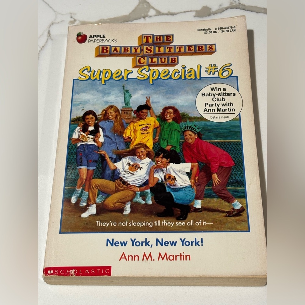 Vintage babysitters club book super special Number 6 New York, New York!